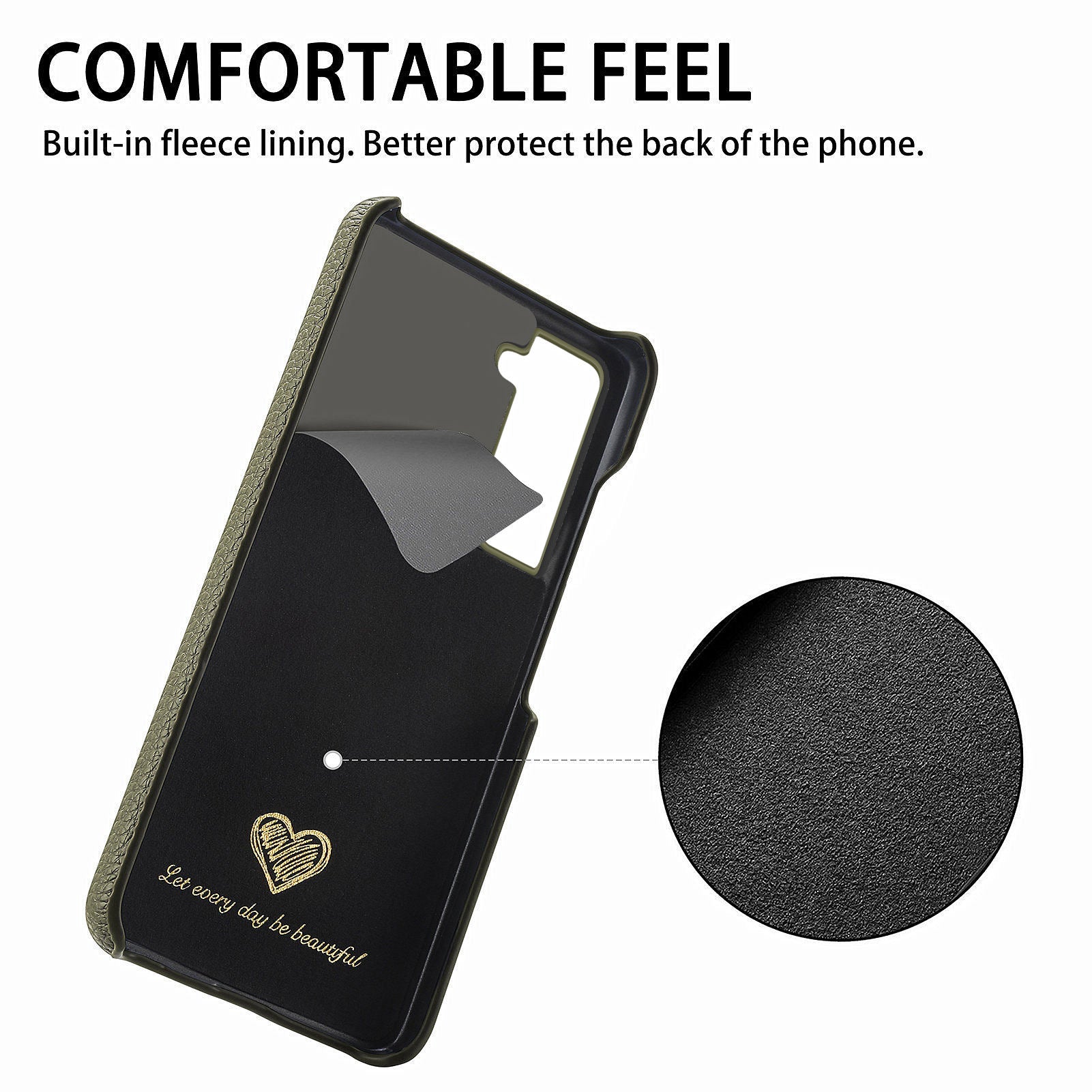 Y1 For Samsung Galaxy S21 FE 5G Case Anti-Scratch Litchi Texture PU+PC Phone Cover Y1 For Samsung Galaxy S21 FE 5G Case Anti-Scratch Litchi Texture PU+PC Phone Cover